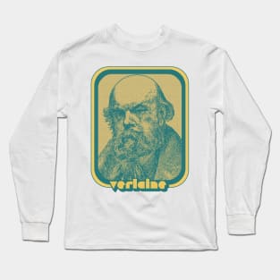 Paul Verlaine /// Retro Style Fan Aesthetic Design Long Sleeve T-Shirt